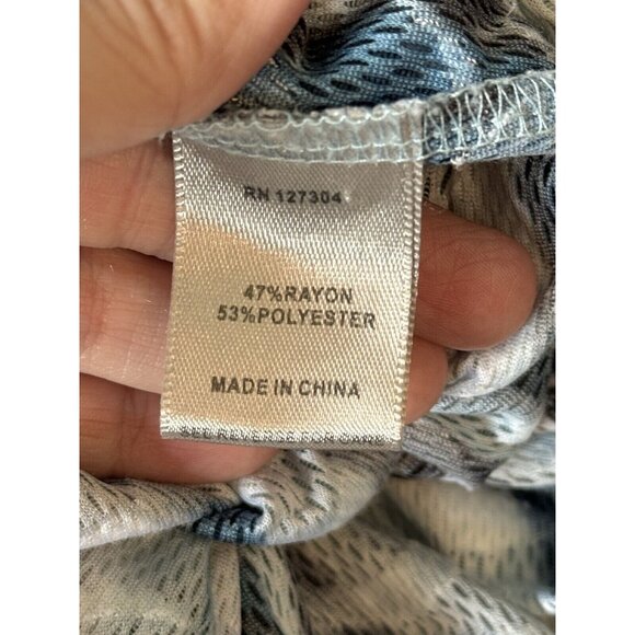 John Mark Tunic Top  Women's Size L Artsy Whimsical Flowy 3/4 Sleeves Old Money - Picture 8 of 13